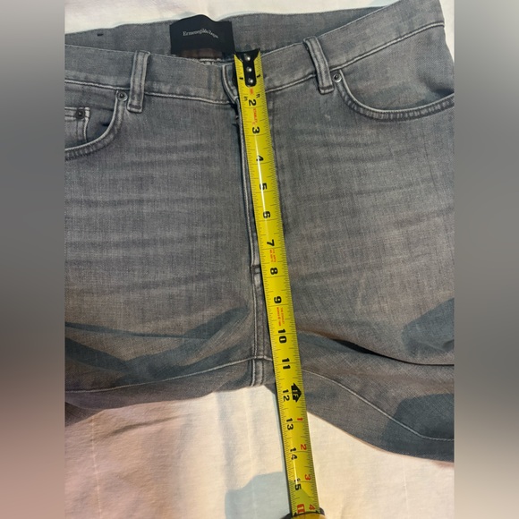 Ermenegildo Zegna Men’s Charcoal Skinny Jeans - Picture 8 of 9